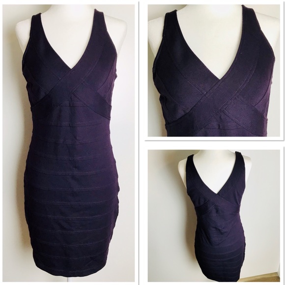 royal purple bodycon dress